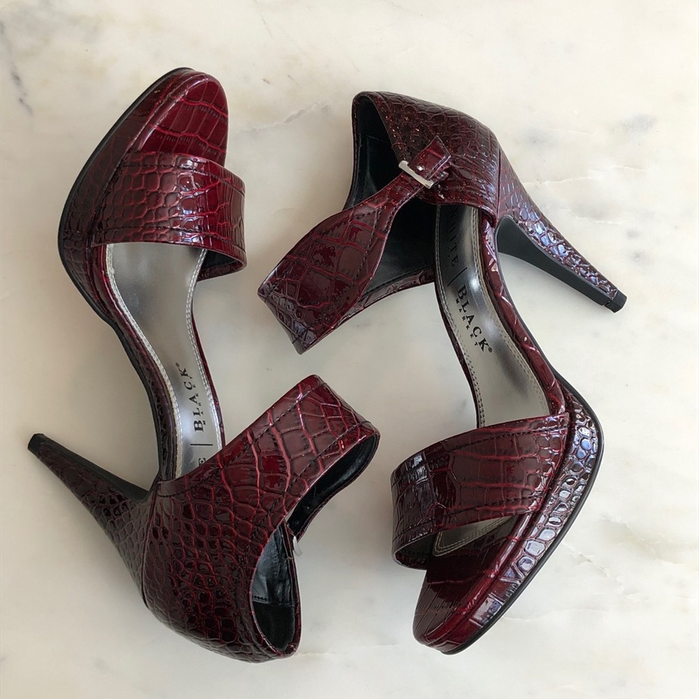 WHBM Red Patent Shoes Size 7